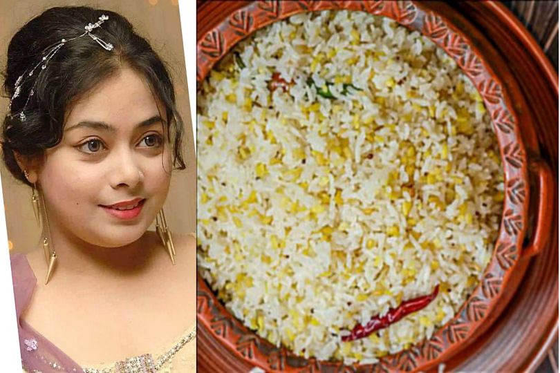 মুগ ডালের নিরামিষ পোলাও