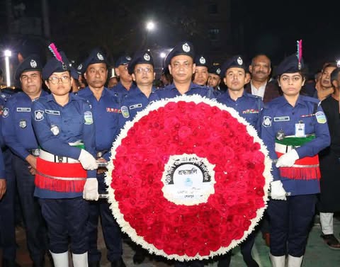 আন্তর্জাতিক মাতৃভাষা দিবসে সকল ভাষা শহিদের প্রতি বিনম্র শ্রদ্ধা জানালেন শেরপুর পুলিশ সুপার