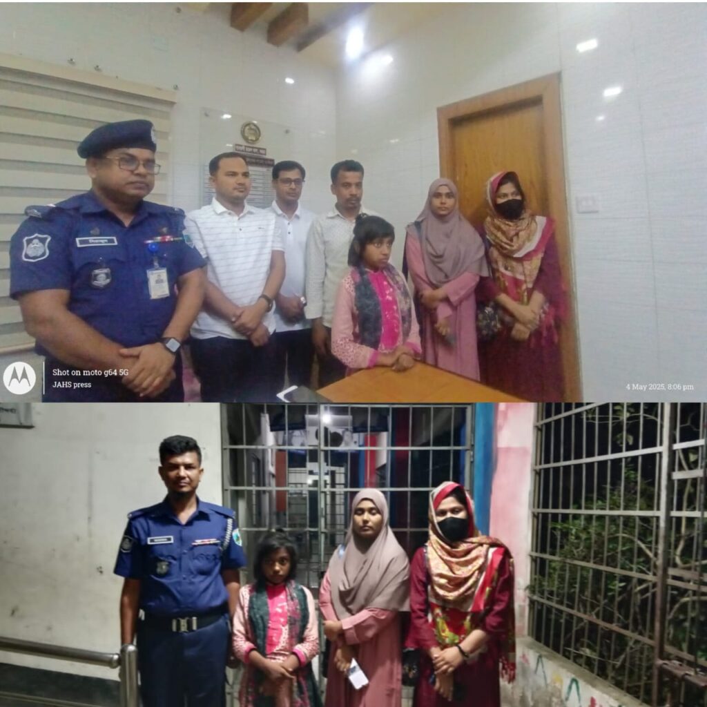 দূর্গাহাটায় কুড়িয়ে পাওয়া শিশু শিম্মিকে টিএমএসএসের শিশু সদনে প্রেরণ