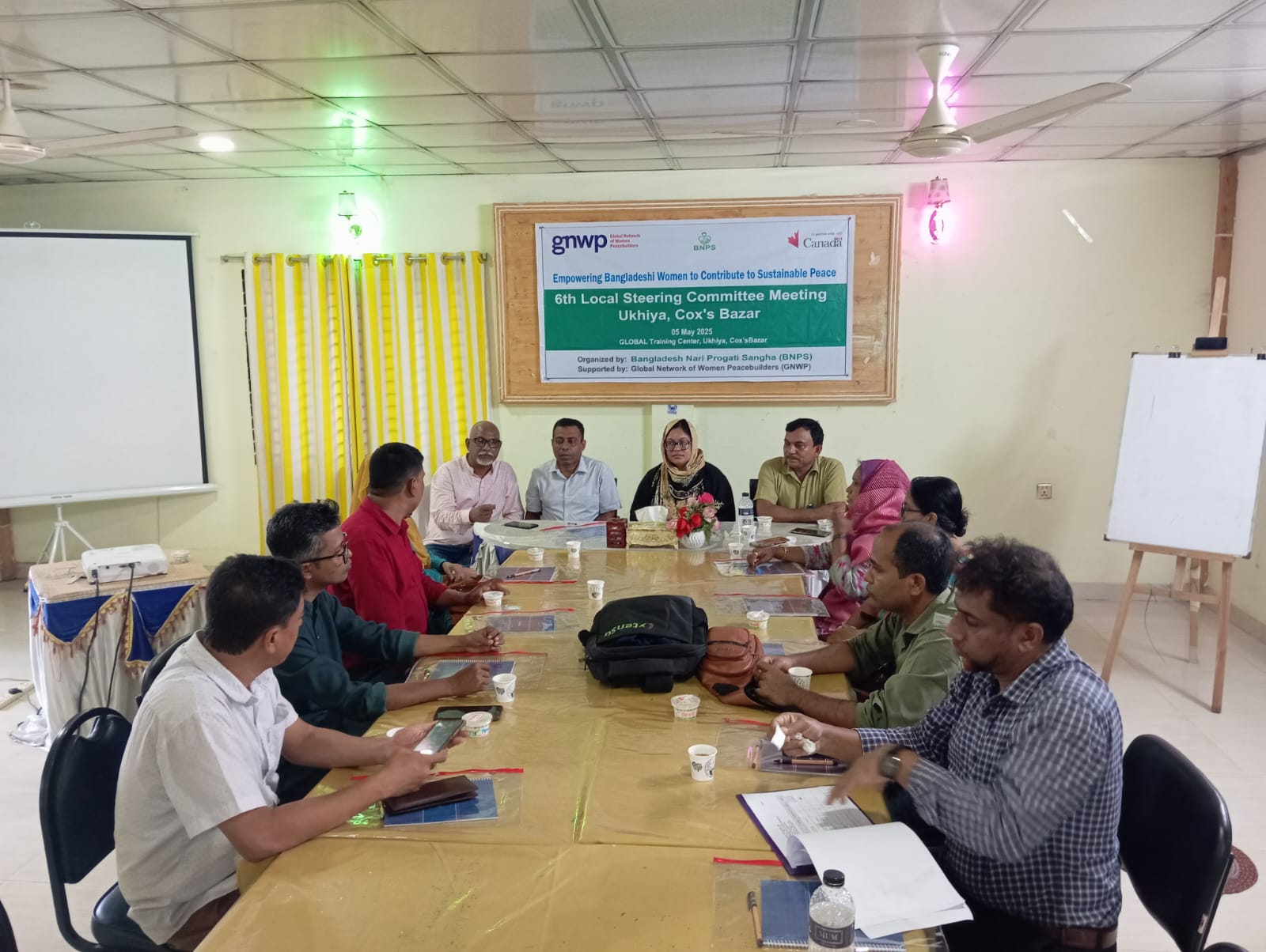 উখিয়ায় নারী, শান্তি ও নিরাপত্তা বিষয়ক স্টিয়ারিং কমিটির মাসিক সভা ও ইউএনওর সাথে মতবিনিময় অনুষ্ঠিত