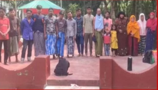 রৌমারী সীমান্ত থেকে ৩০ রোহিঙ্গা আটক