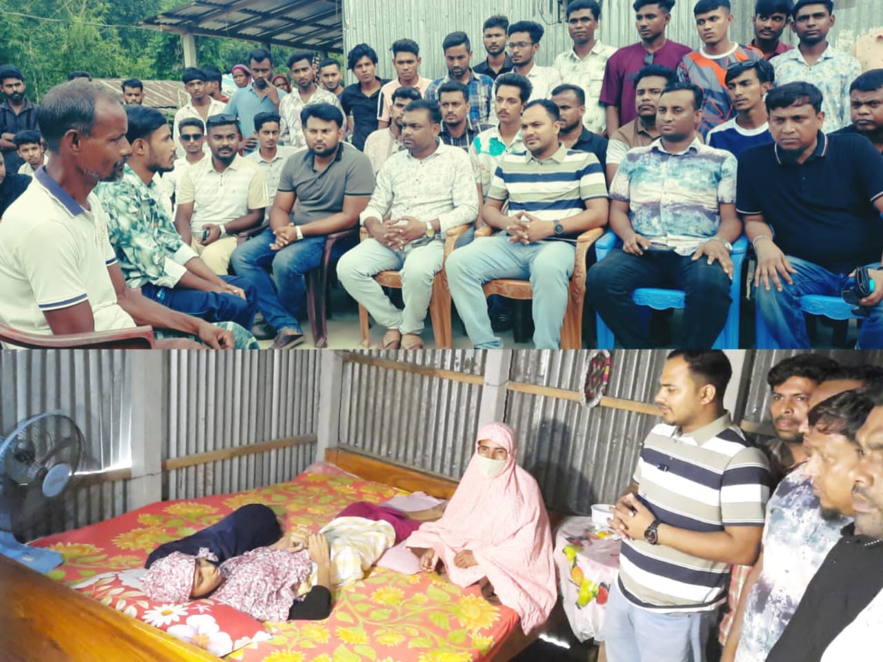 বগুড়া গাবতলী ক্যান্সার আক্রান্ত শিশু তাসলিমার পাশে দাঁড়ালেন ছাত্রদল