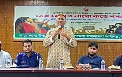জুলাই পুনর্জাগরণে সমাজকল্যাণ মন্ত্রণালয়ের উদ্যোগে “সেবা মেলা ও লাখো কন্ঠে শপথ পাঠ”
