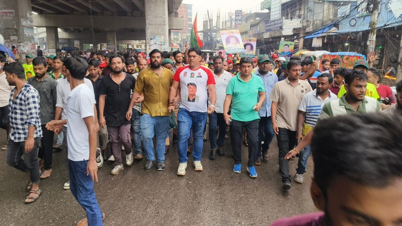 জুলাই-আগস্ট গণঅভ্যুত্থানের বর্ষপূর্তিতে টঙ্গীতে বিএনপির বিজয় র্যালী