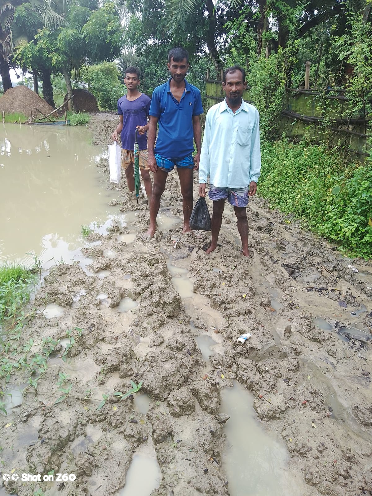নন্দীগ্রামে রাস্তার বেহাল দশা