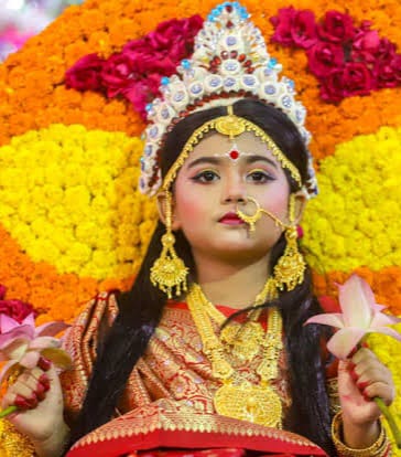 প্রথমবারের মতো রাজনগরের শ্রী শ্রী বিষ্ণুপদ ধামে কুমারী পূজার আয়োজন