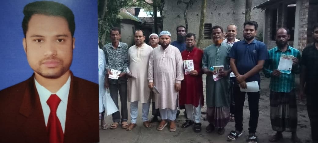 ধানের শীষের পক্ষে গণজোয়ার গড়ছেন কাহালুর তরুণ নেতা সোহাগ হোসেন
