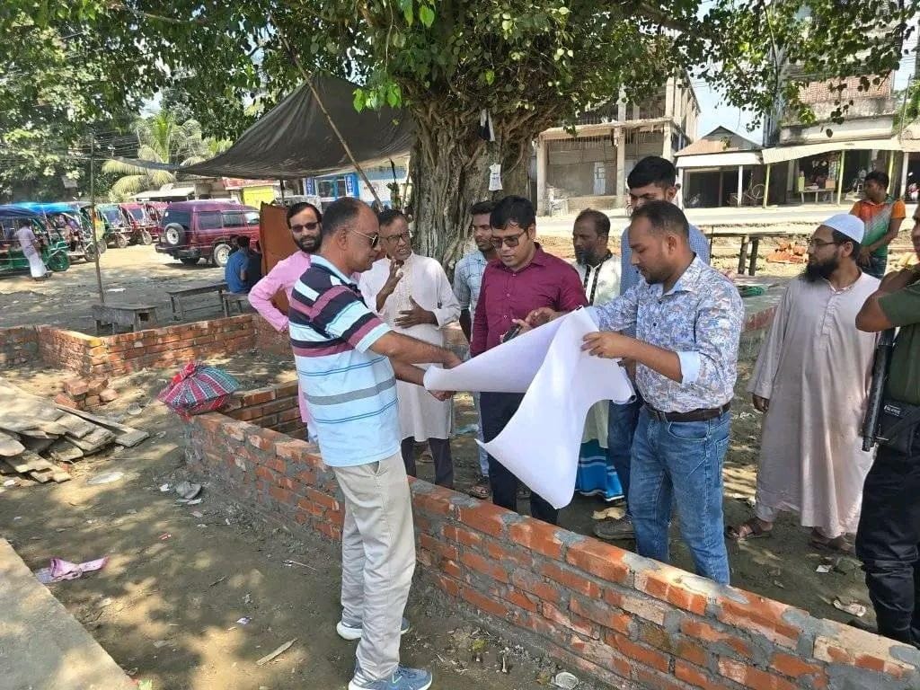 গফরগাঁও পৌর প্রশাসকের উন্নয়ন কার্যক্রম পরিদর্শন