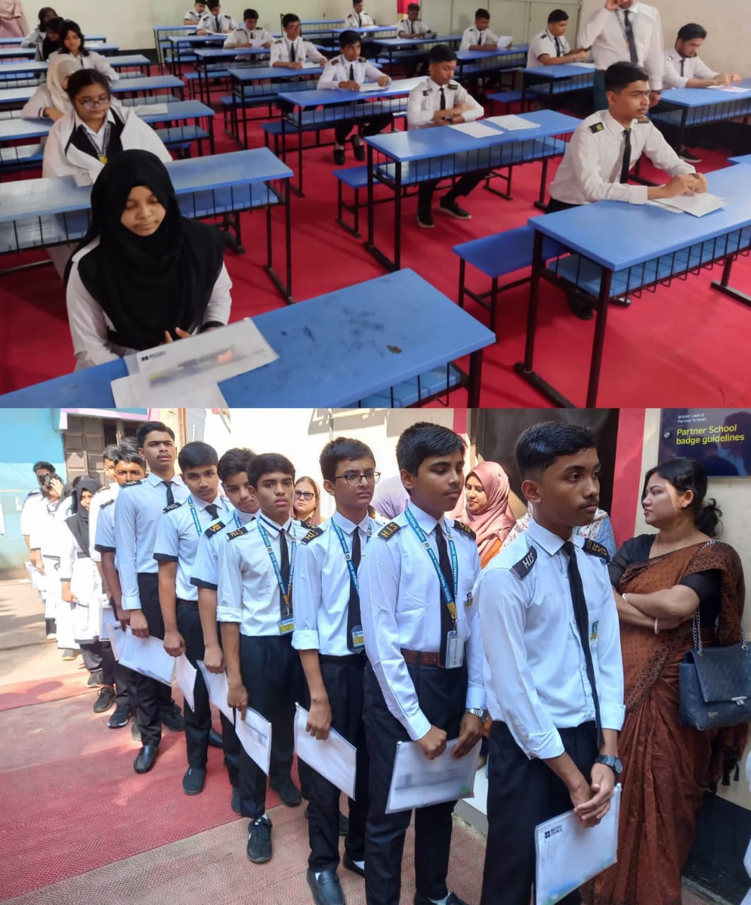 ILS Examination was held in accordance with British Education Curriculum in Feni for the first time