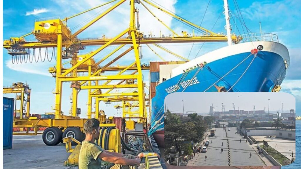 <span>এনামুল হক রাশেদী, চট্টগ্রামঃ / </span>অনির্দিষ্টকালের কর্মবিরতিতে পুরোপুরি অচল চট্টগ্রাম বন্দর