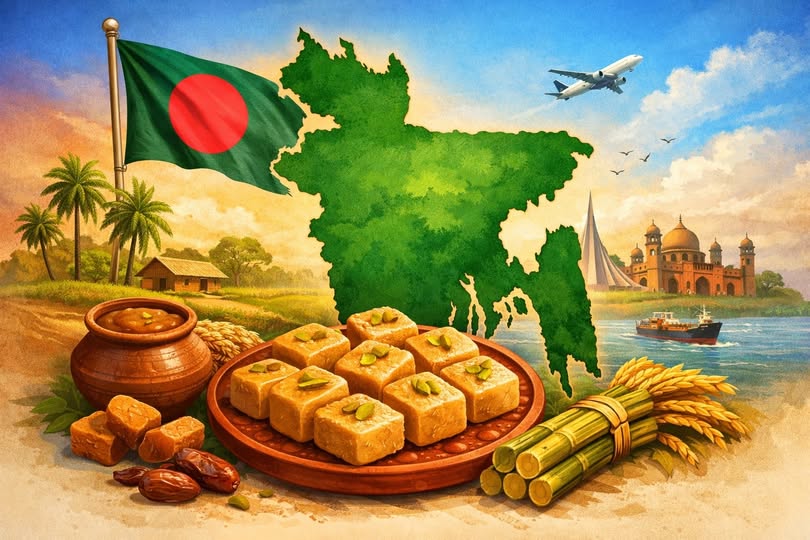 সাতক্ষীরার নলেন গুড়ের সন্দেশ