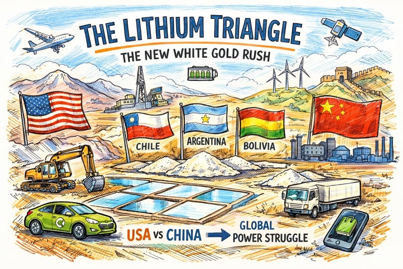 সাদা সোনার যুদ্ধ: আন্দিজের লবণ মরুভূমিতে নতুন ‘গোল্ড রাশ