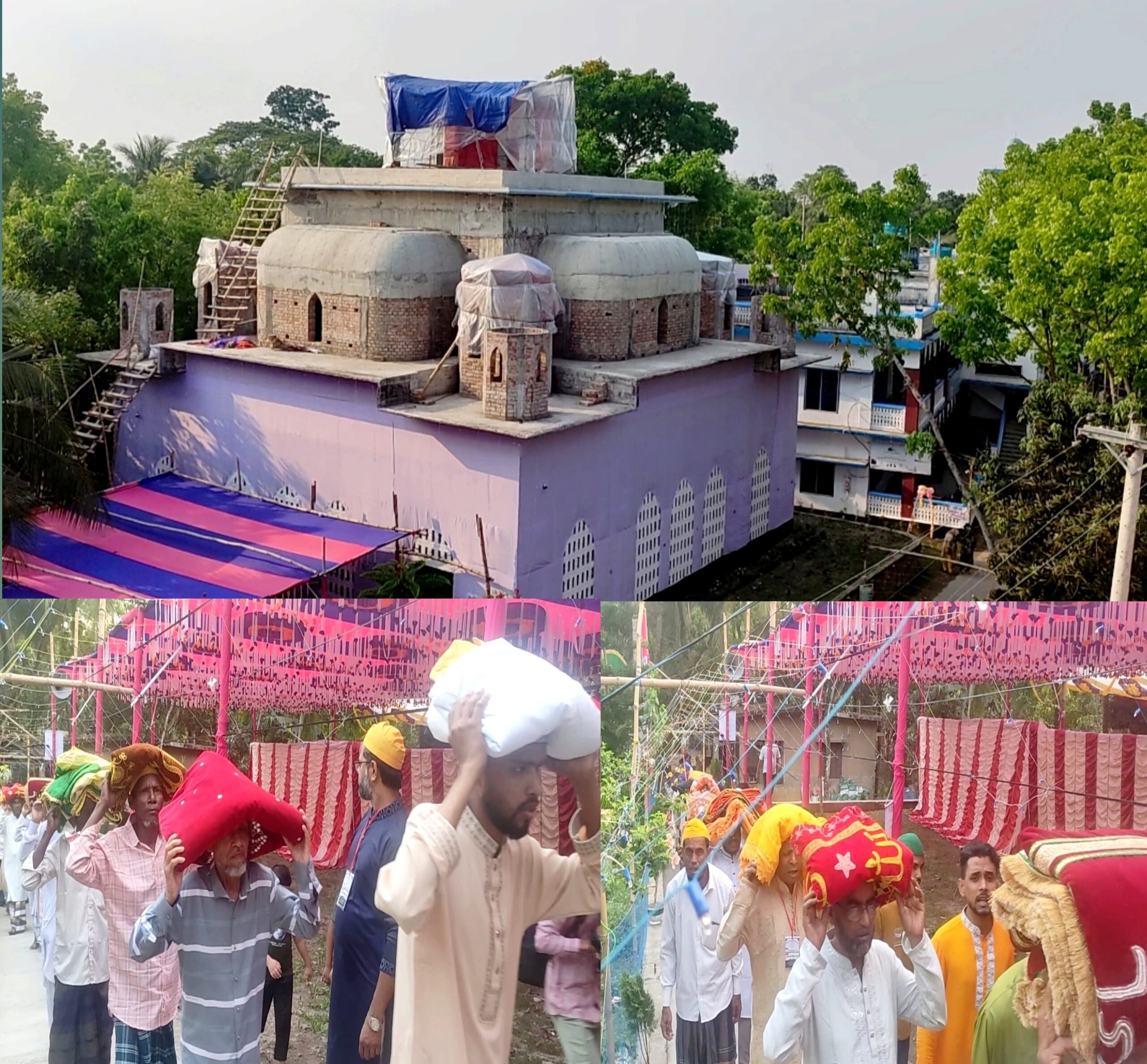 আস্কারপুর দরবার শরিফে ওরস শরিফে মুসল্লিদের ঢল, ধর্মীয় আবহে মুখর দেবহাটা