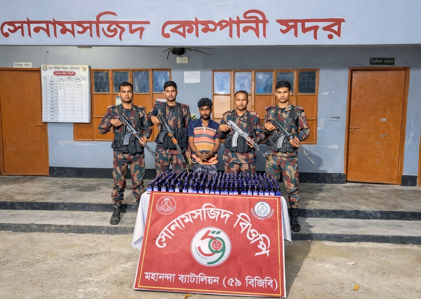 শিবগঞ্জে ভারতীয় মাদকসহ আটক ১