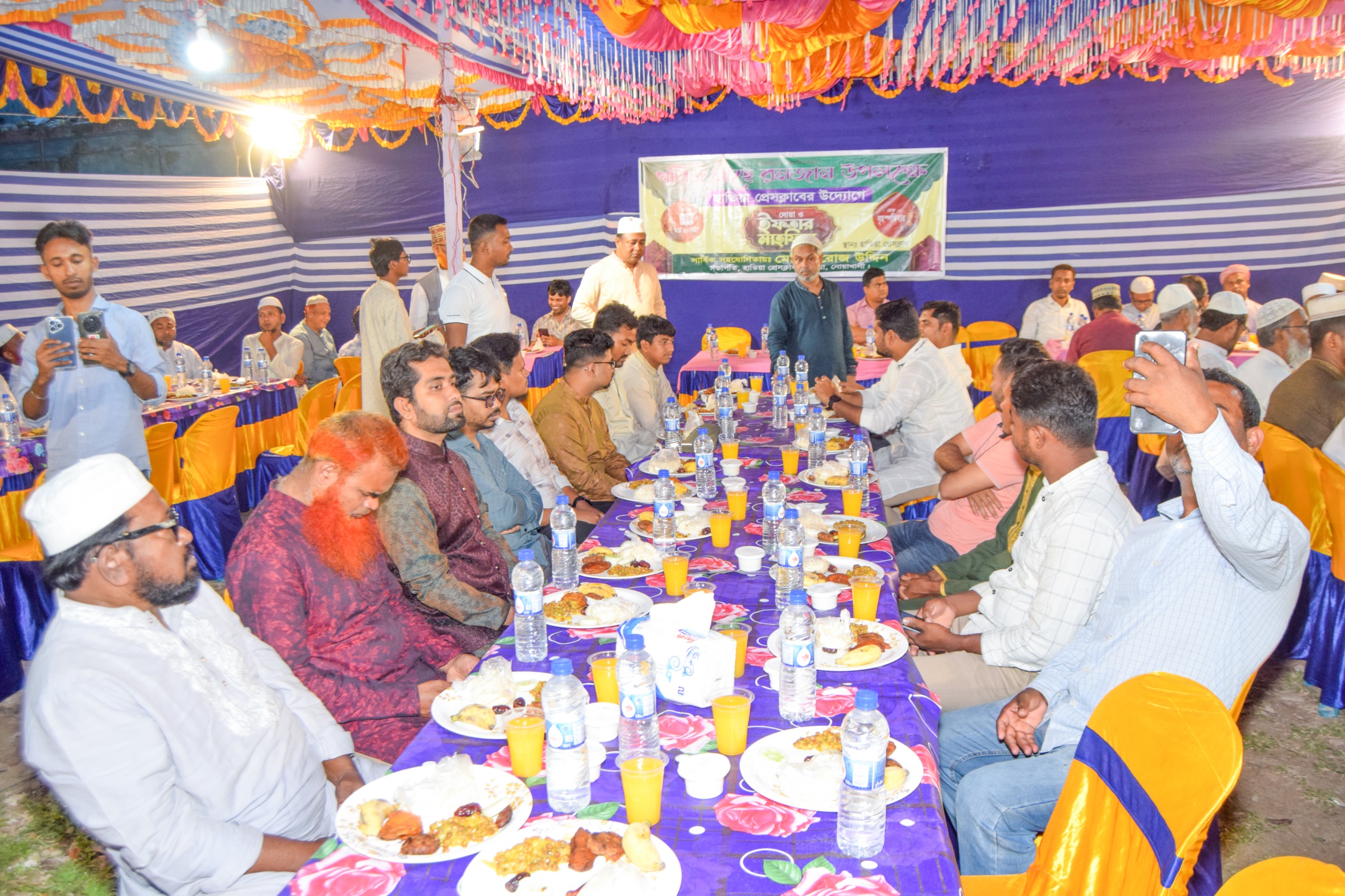 হাতিয়া প্রেসক্লাবের উদ্যোগে ইফতার ও দোয়ার অনুষ্ঠান