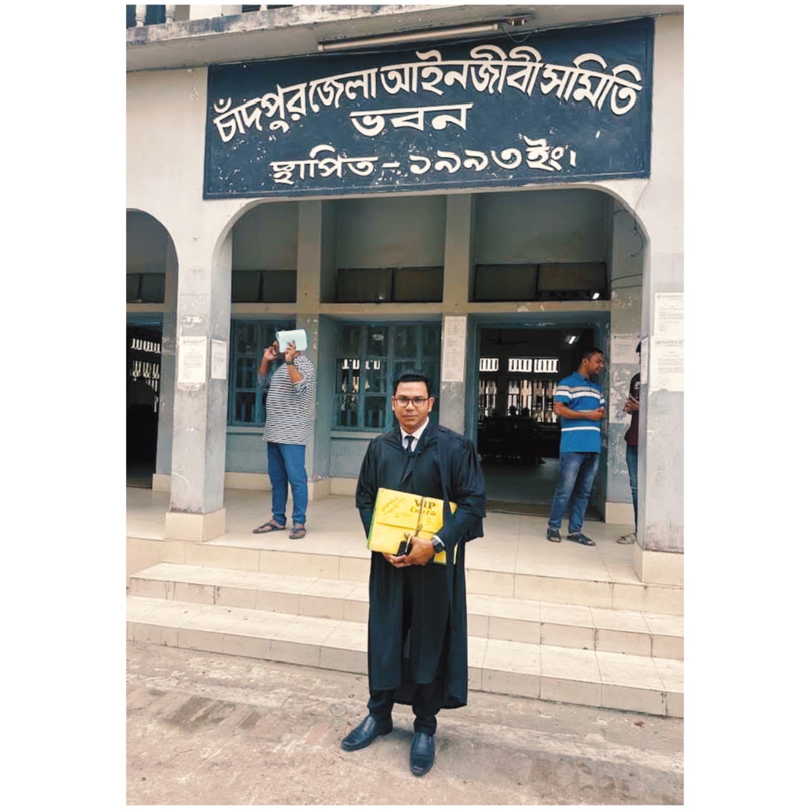 অভিনন্দন নবাগত অ্যাডভোকেট সুমন সরকার জয়কে