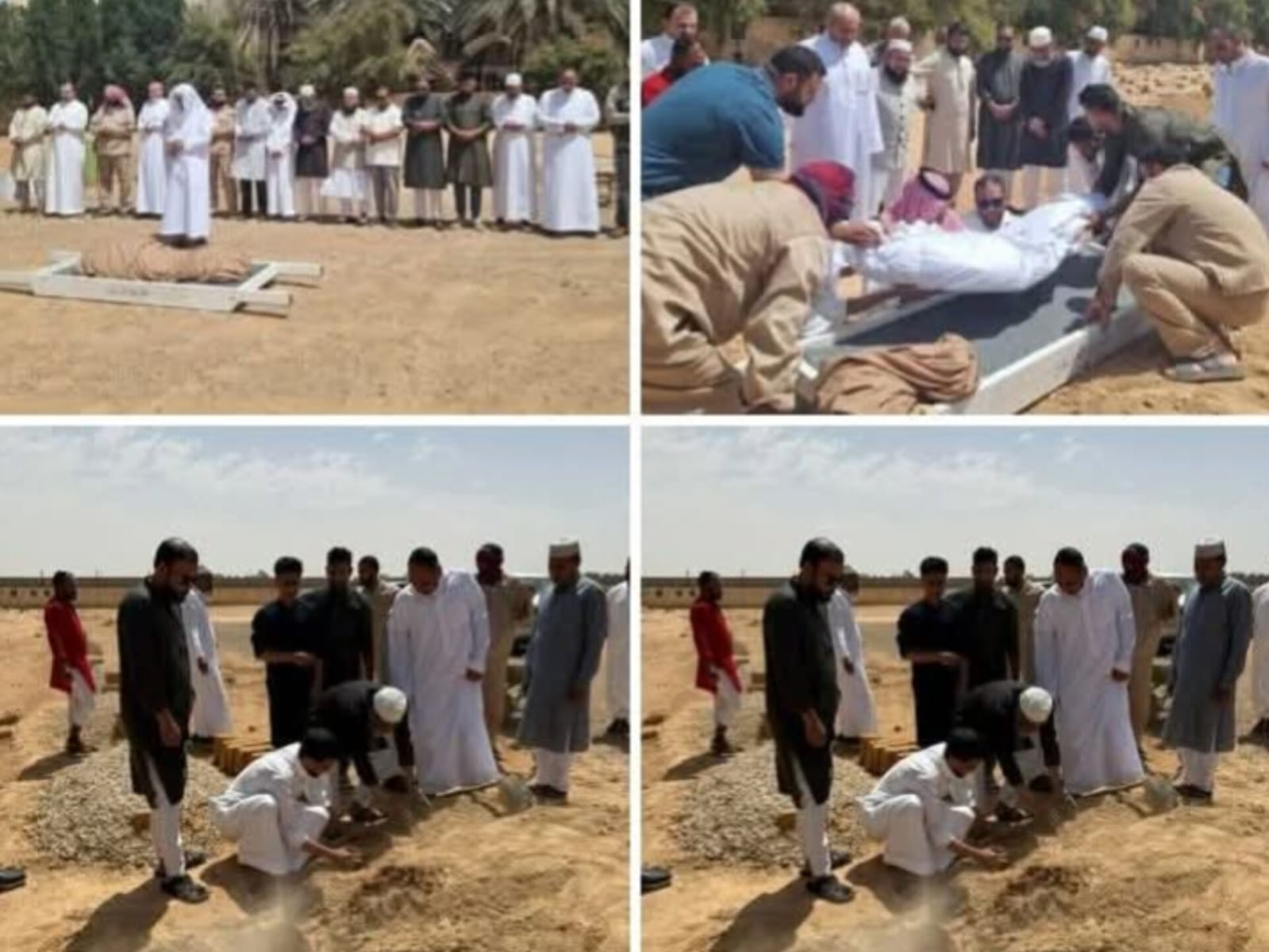 সৌদি আরবে মিসাইল হামলায় নিহত বাচ্চু মিয়ার জানাজা এবং দাফন সম্পন্ন