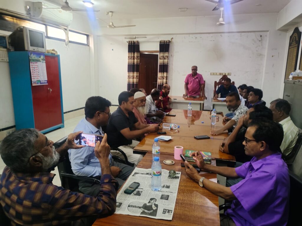 <span>এম এ হাই, সাঁথিয়া (পাবনা) প্রতিনিধি / </span>সাঁথিয়া প্রেসক্লাবের আহ্বায়ক কমিটি গঠন