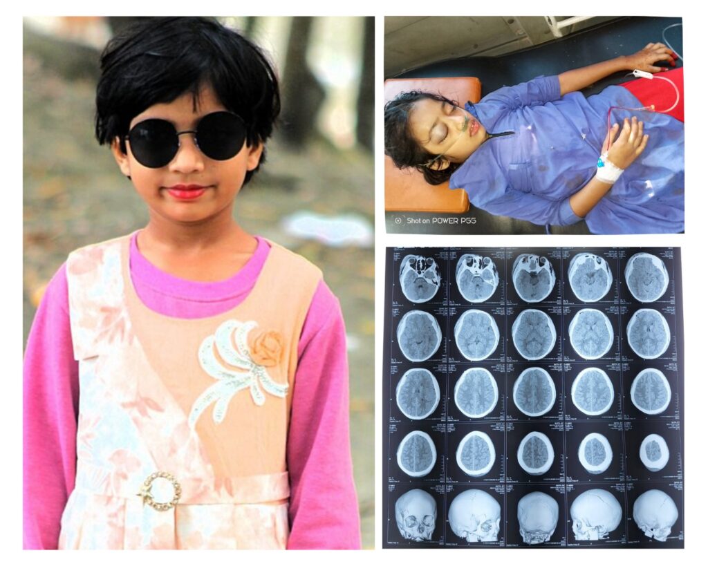 <span>ঢাকায় আইসিইউতে চিকিৎসাধীন, দেশবাসীর কাছে দোয়া কামনা / </span>স্কুল ভবন থেকে পড়ে গুরুতর আহত তৃতীয় শ্রেণির শিক্ষার্থী সাইফা আলম