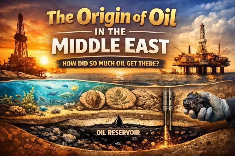মধ্যপ্রাচ্যে এত তেল কোথা থেকে এলো?