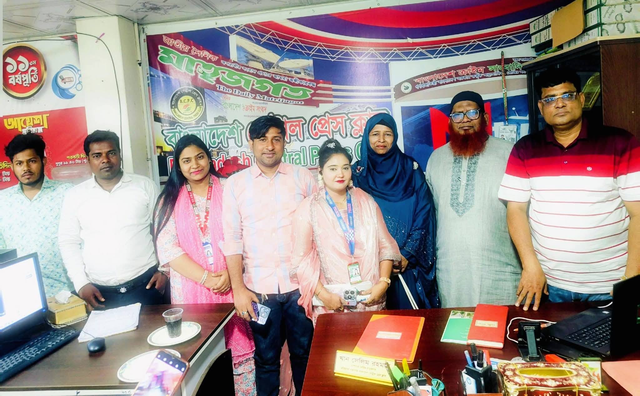 জাতীয় দৈনিক মাতৃজগত পত্রিকার ২৩তম প্রতিষ্ঠাবার্ষিকী উদযাপন উপলক্ষে এক প্রস্তুতি সভা অনুষ্ঠিত