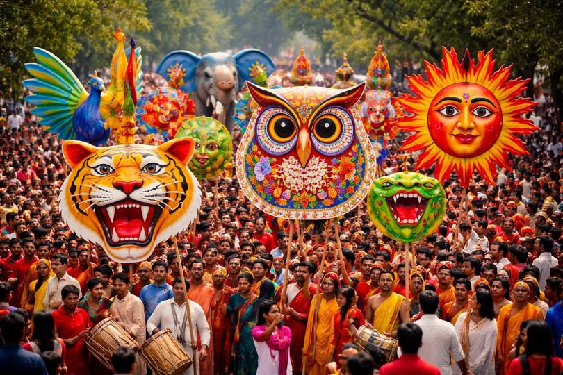 মঙ্গল শোভাযাত্রা: বাঙালির গর্ব, বিশ্বজুড়ে স্বীকৃতি