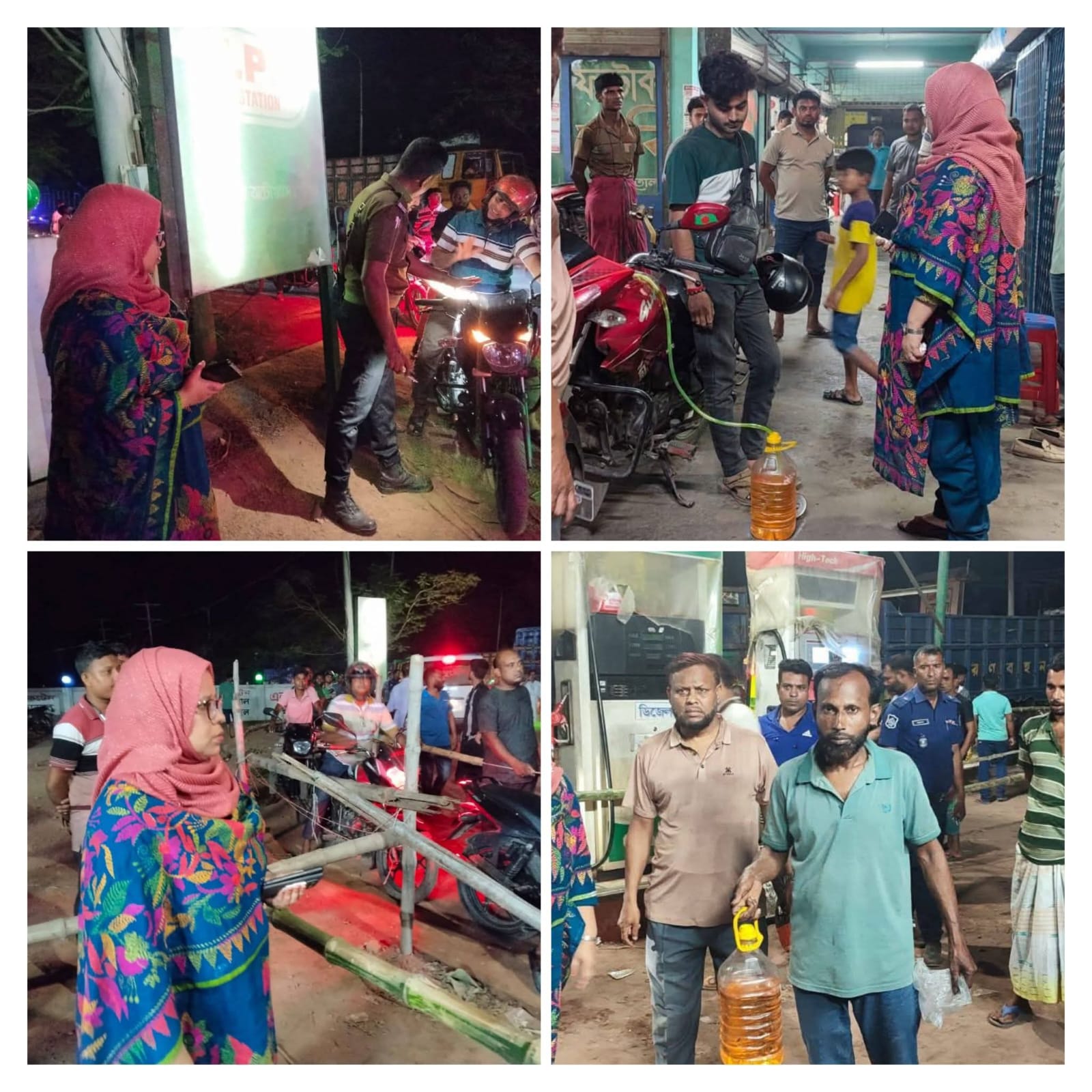 কেশবপুরে তেল পাম্পে ভ্রাম্যমাণ আদালত পরিচালনা , জরিমানা ও মোটরসাইকেল জব্দ