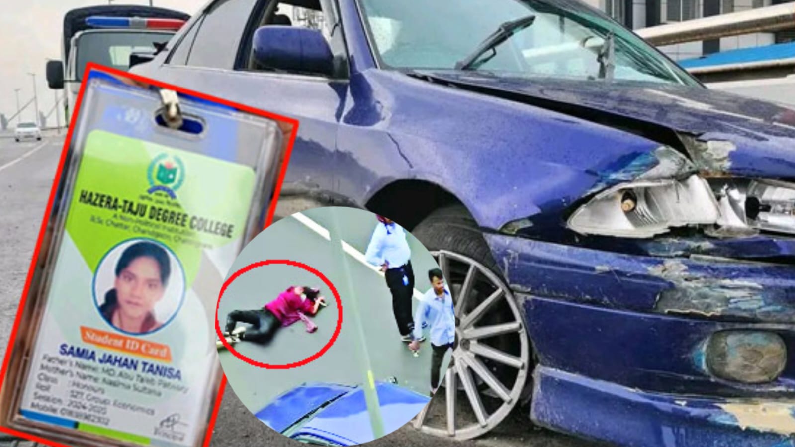 চট্টগ্রামে প্রাইভেট কার দুর্ঘটনায় কলেজছাত্রী নিহত