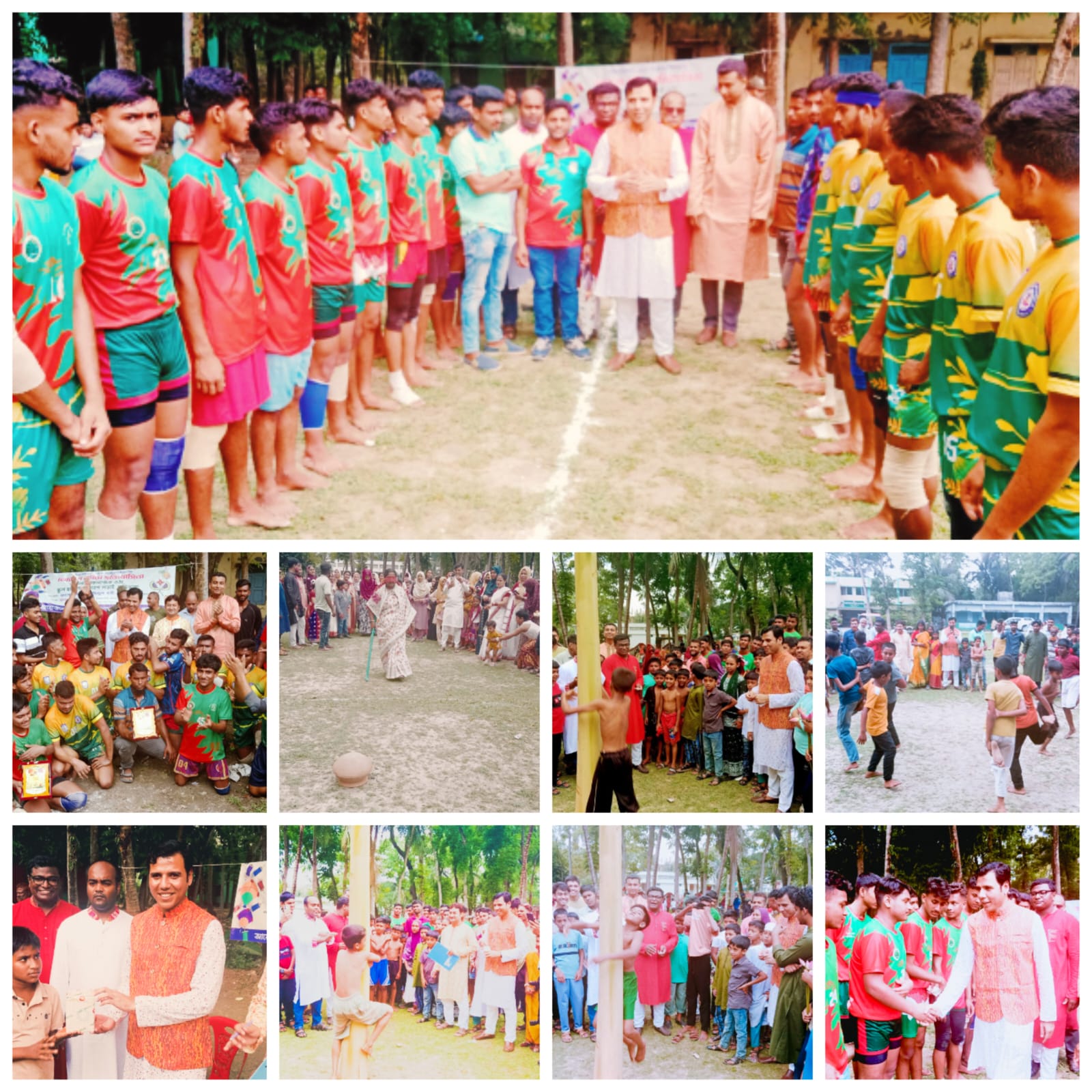 দিঘলিয়ায় গ্রামবাংলার ঐতিবহ্যবাহী হাডুডু ও হাড়ি ভাঙ্গা খেলা অনুষ্ঠিত